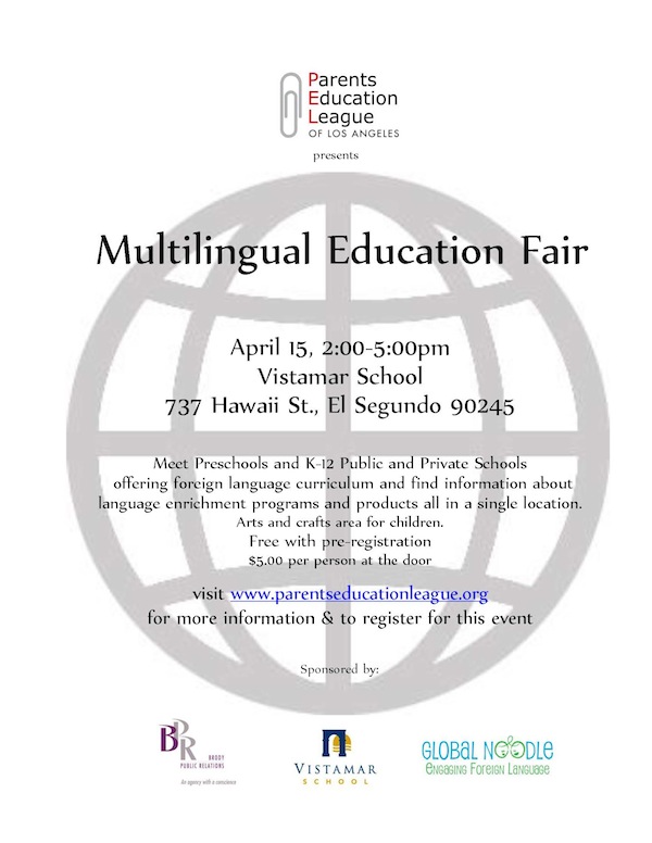 multilingual education fair in los angeles parents education league