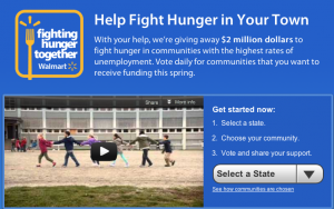 walmart fighting hunger