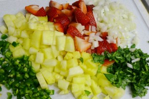 Strawberry Salsa Ingredients