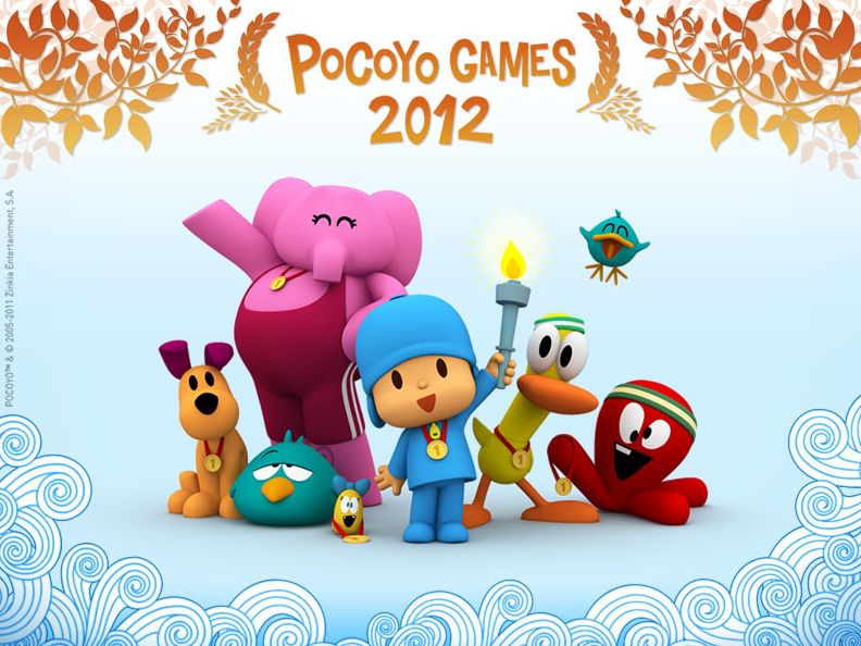 pocoyo games olympics activities spanish kids children