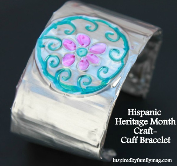 Hispanic Heritage Month Craft- Mexican Cuff Bracelet