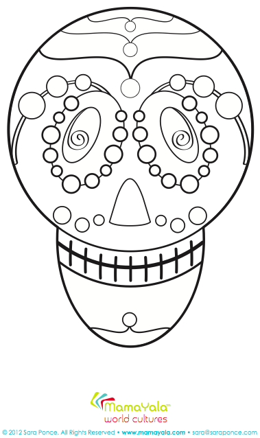 calacas coloring pages - photo #3