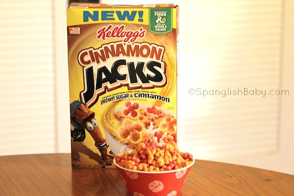 Kellogg's Brown Sugar Cinnamon Jacks cereal 