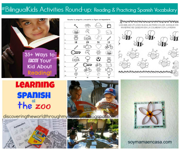 #BilingualKids Activities Round-up: Reading And Practicing Spanish Vocabulary - SpanglishBaby.com