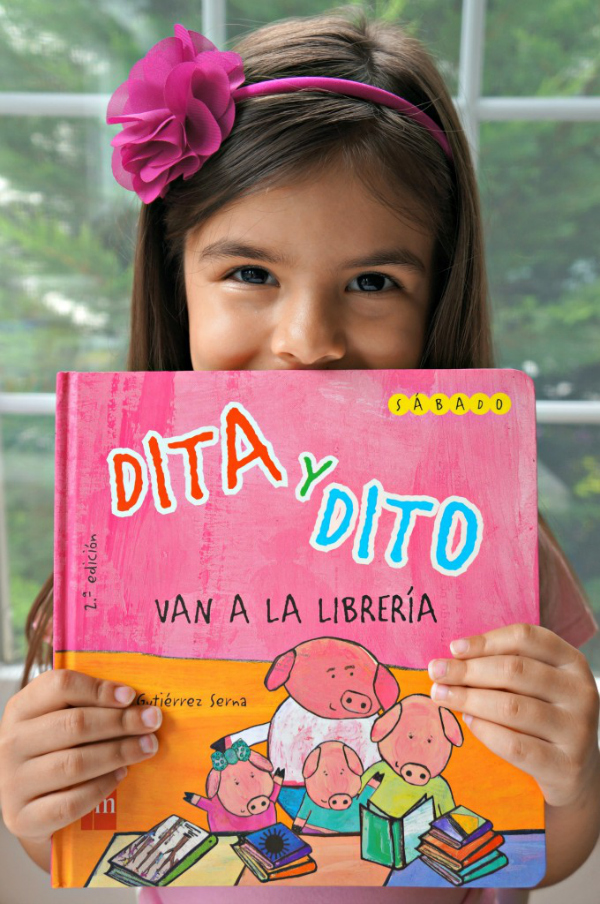31 Days of Reading in Spanish: Dita y Dito Van a la Librería - SpanglishBaby.com