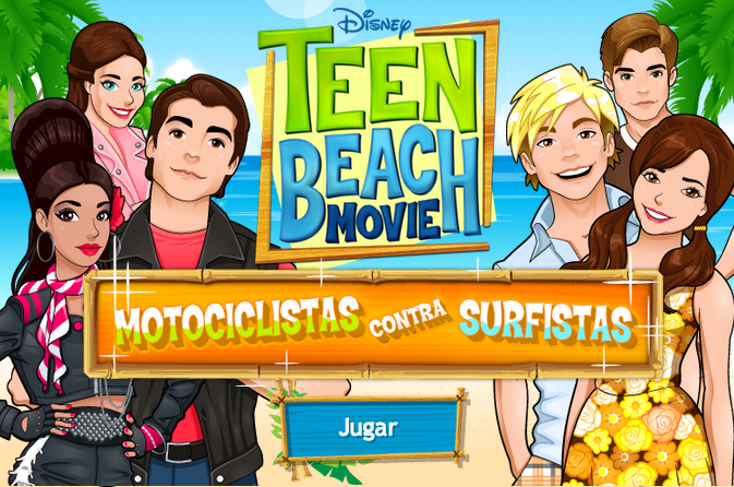Disney Teen Beach Movie - Club Penguin Spanish game