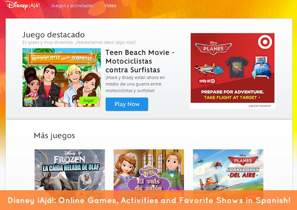 Announcing Disney ¡Ajá!: Online Games, Activities and Favorite