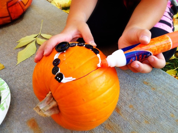 Halloween Craft: Decorate Pumpkins Without Carving